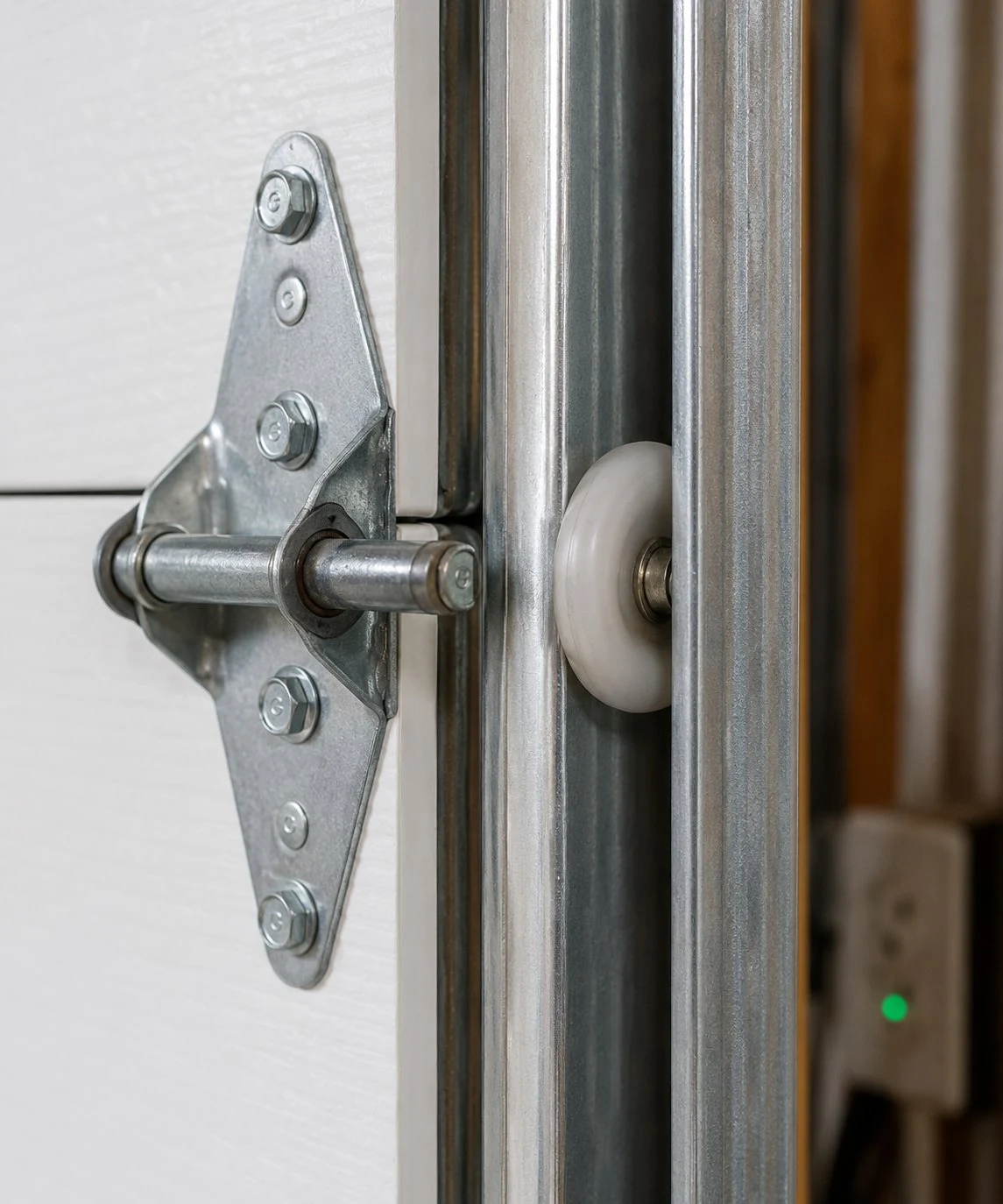 Garage door roller and track — Columbus Ohio repair