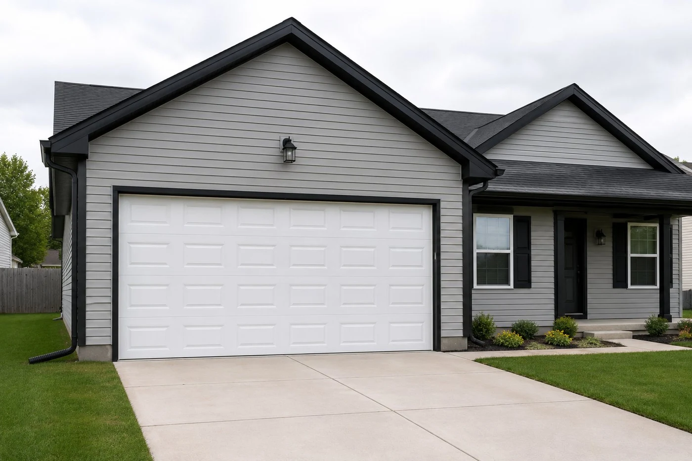 New garage door installed on Columbus Ohio home